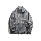 Spring Men's Jacket Trendy Brand Youth Personality Lapel Neutral Top Large Size Retro Sports