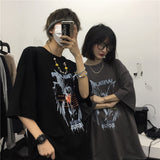 Harajuku Clothing Men's Tshirt Classic Retro Shirts Summer Printed T-shirt Men's and Women's Tops