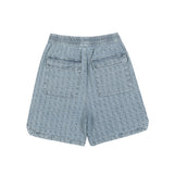 Men Jean Shorts Washed Denim Shorts Men's Street Tide Brand Loose Straight Shorts Summer Bermuda Shorts