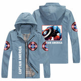 Captain America Hoodie Avengers Jacket Hooded Cardigan Coat