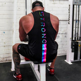 Slim Fit Muscle Gym Men T Shirt Men Rugged Style Workout Tee Tops Summer Trendy Fitness Outdoor Sports Vest Muscle Workout Brothers Loose Cotton
