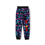 A Bath Ape Galaxy Travel Notes Camouflage Trousers