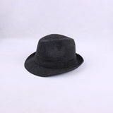 Fedora Hat Autumn and Winter Thickened Hat Woolen Top Hat Hat for the Elderly