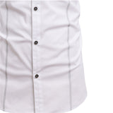 Men's Fashion plus Size Retro Sports Casual Decoration Lapel Long Sleeve Shirt Men Shirt