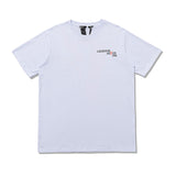 Vlone Large V Short Sleeve Splashed Ink Printing Simple Fog Fashion Brand Men's and Women's Tshirt Tee Shirt