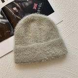 LL Cool J Hat Autumn and Winter Kangaroo Embroidery Plush Bonnet Beanie Hat