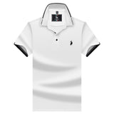 USPA Shirts Chuanqibaoluo Summer Cotton Casual Lapel Short Sleeve T-shirt