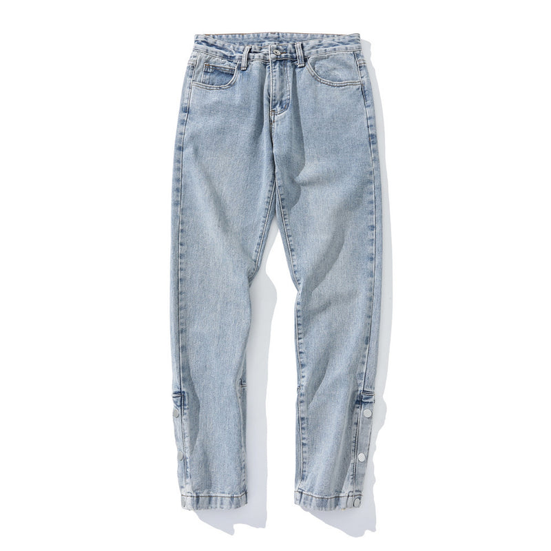 Jeans Men's plus Size Retro Sports Trousers Men Jeans