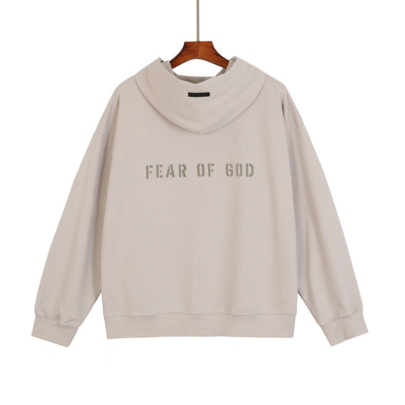 Fog Fear of God Hoodie Loose Men's and Women's Couple Hooded Sweater Coat