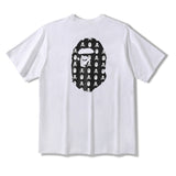 A Bath Ape T Shirt Summer Printed Cotton Men's and Women's Short-Sleeved T-shirt