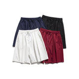 Men Pants Men's Clothes Summer Wear Vintage Men's Shorts Casual Loose and Elastic Striped Five-Point Harem Pants
