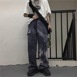 Harajuku Clothing Men Classic Retro Pants Straight Leg Pant Male Loose Street plus Size Retro Sports