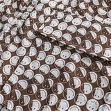 Men Shacket Long Sleeve Autumn Shirt Autumn Cityboy Smiling Face Full Printed Shirt Student Symmetrical Pocket Labeling Shirt Men