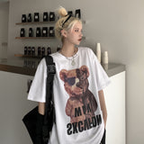Harajuku Clothing Men's Tshirt Classic Retro Shirts Summer Printed Loose Short Sleeve T-shirt Men and Women Fashion