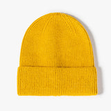 Toque Hat Female Autumn Solid Color Woolen Knitted Hat Male Hip Hop Winter Hat