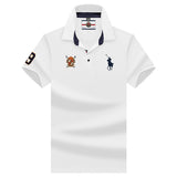 USPA Shirts Chuanqibaoluo Men's Summer Polo Shirt Men's Casual Short-Sleeved T-shirt