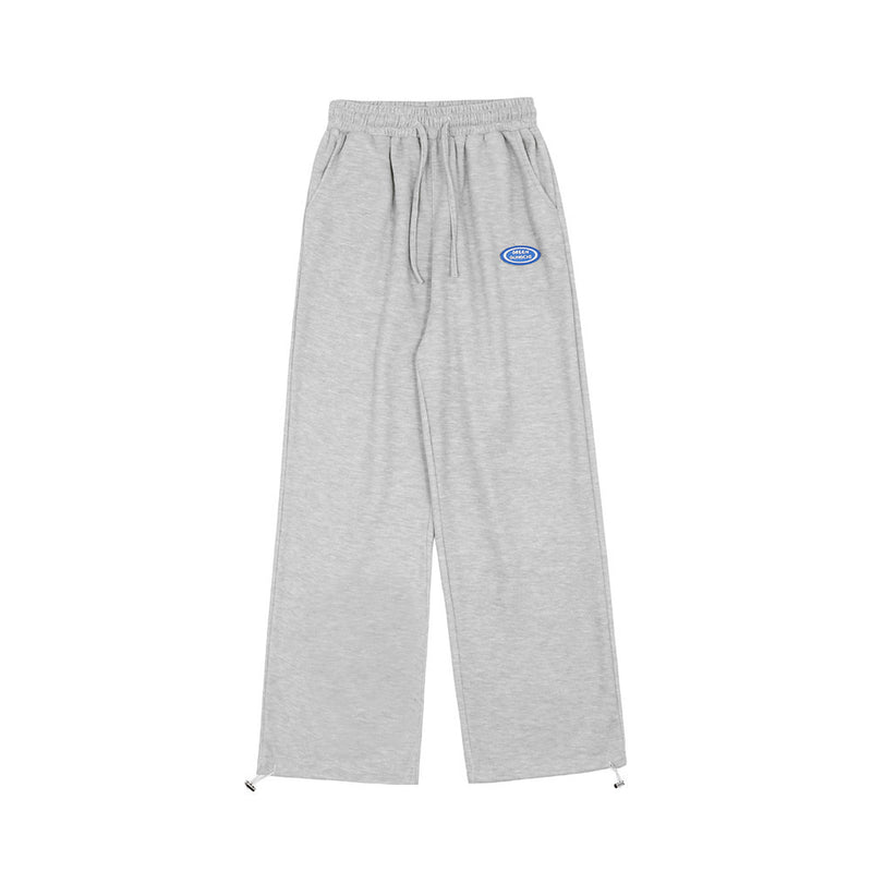 Solid Color Ankle Banded Pants Men's plus Size Retro Sports Fashion Brand Elastic Waist Sweatpants Trendy Casual Pants Men Pants