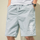 Mens Swim Trunks Men's Summer Shorts Casual Straight-Leg Loose Shorts Flow Fashion