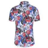 Men Beach Shirts Summer Shirt Large Size Short Sleeve Shirt