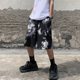 Harajuku Clothing Men's Casual Shorts Summer Retro Casual Pants Men & Women Trendy Wide Leg Pants