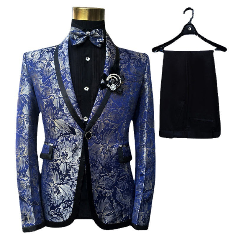 Mens Prom Suits Shawl Lapel 3-Piece Set