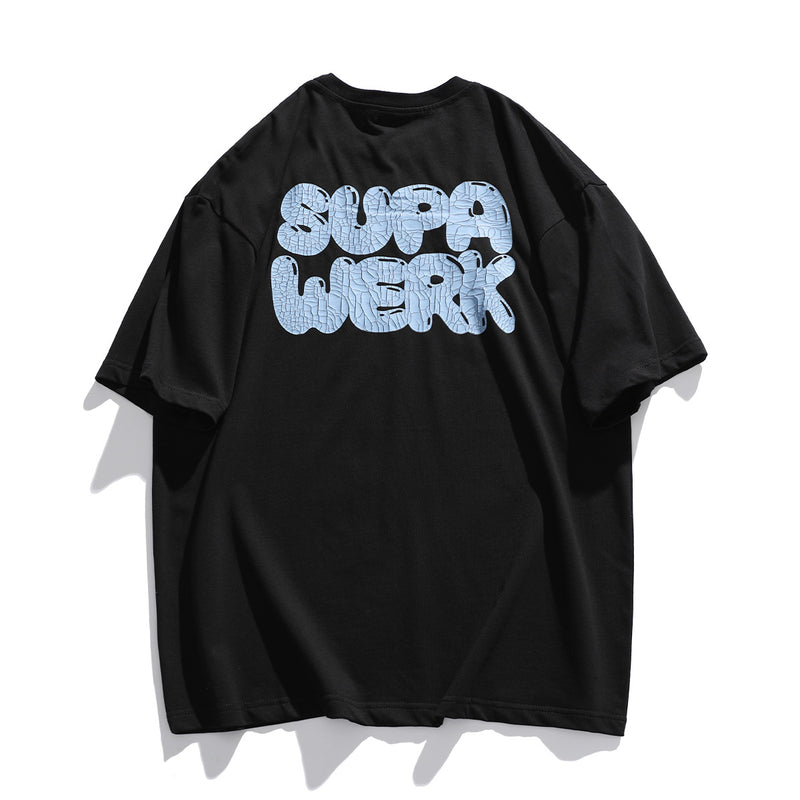 2022 Summer Man T Shirt Letter Crew Neck