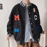 Varsity Jacket for Men Baseball Jackets Spring Coat Jacket Men plus Size Loose Jacket