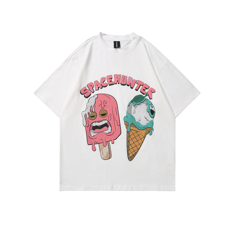 2022 Summer man t shirt Letter Print Short-Sleeve