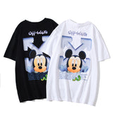 Summer Off Mouse Arrow Short Sleeve Men And Women Youth Casual Tshirt Owt