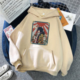 Demon Slayer Hoodie Sweatshirts Anime Casual Pullover Anime Print plus Size Men's Sweater