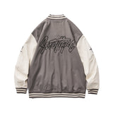 Varsity Jacket for Men Baseball Jackets Spring Men's Casual Jacket Baseball Collar Jacket