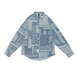 Men Shacket Long Sleeve Autumn Shirt Loose Lapel Long Sleeves Shirt Men