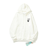 Arrow Hooded Sweater Loose Men'S And Women'S Love Coat