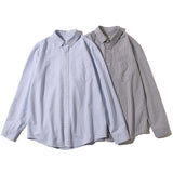 Men Shacket Long Sleeve Autumn Shirt Autumn Solid Color Simple Loose Fashion Shirt