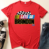 Let's Go Brandon T Shirt English Letter Short Sleeve T-shirt