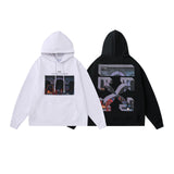 Autumn And Winter 3d Oil Painting Arrow Hooded Sweater For Men And Women