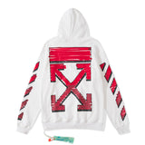 Graffiti Hooded Sweater Ow Male And Female Couples Wear Coat