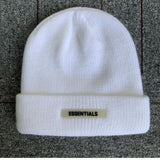 Toque Autumn and Winter Landlord Skullcap Double Line Knitted Hat Woolen Cap