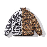 Men Fall Outfits Winter Thickened Paisley Cotton-Padded Coat Warm Coat