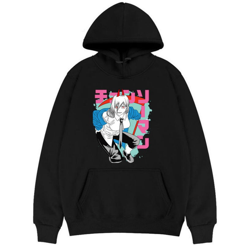 Chainsaw Man Hoodie Anime Pava Creative Sweater