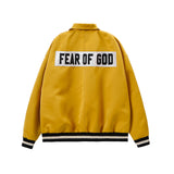 Fog Essentials Coats Autumn and Winter Fog Smart Five Badge Flight Coach Jacket Baseball Uniform