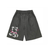 Harajuku Clothing Men's Casual Shorts Summer Printed Loose Wide-Leg Pants Casual Men and Women