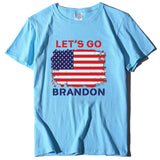 Let's Go Brandon T Shirt Women's Top Printed Short Sleeve T-shirt Women