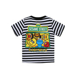 A Ape Print for Kids T Shirt Cartoon Striped Fashion Brand Short Sleeve T-shirt