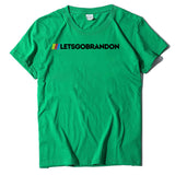Let's Go Brandon T Shirt Letter Print Short-Sleeve T-shirt Bottoming Shirt