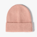 Toque Hat Female Autumn Solid Color Woolen Knitted Hat Male Hip Hop Winter Hat