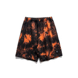 Men Shorts Men's Clothes Summer Wear Retro Men's Shorts Casual Tie-Dye Couple Beach Shorts Trendy Men