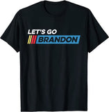 Let's Go Brandon T Shirt Casual Letter Print Short-Sleeve T-shirt