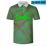 Cookies Shirt 3D Digital Printing Lapel T-shirt