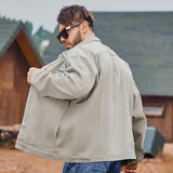 Men plus Size Coats Fall/Winter Men's Denim Jacket Autumn Coat